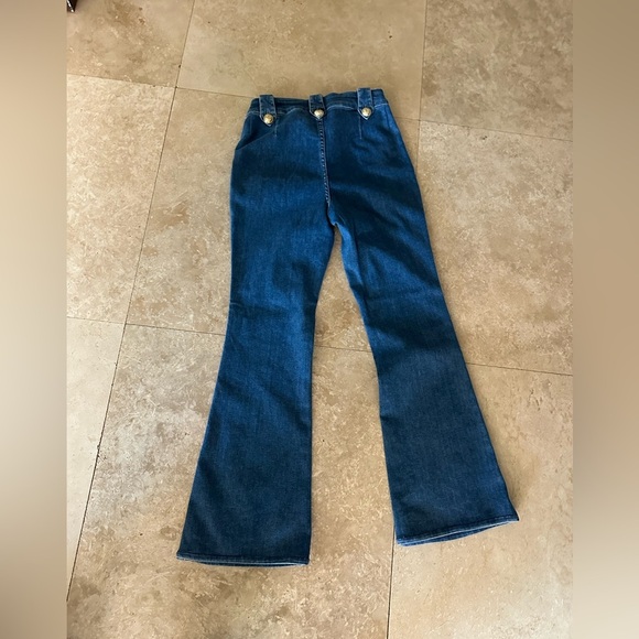 Derek Lam 10 Crosby
Robertson Flared Denim Sailor Trousers - Picture 2 of 12